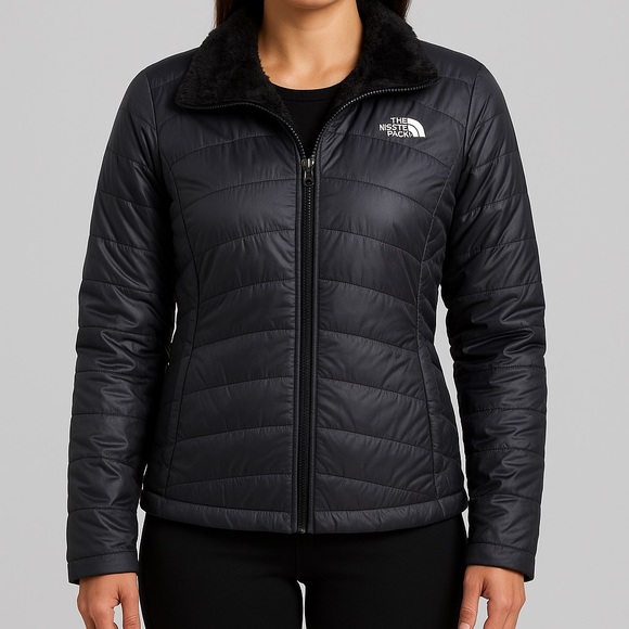Black North Face Mossbud Jacket Small - Picture 1 of 8